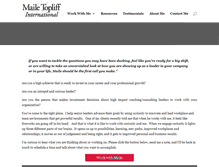 Tablet Screenshot of mailetopliff.com